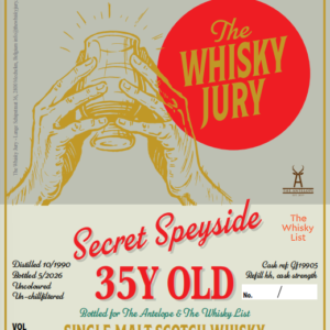 【The Whisky Jury】シークレットスぺサイド 1990-2026 35年